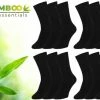 Bamboo Essentials - Bamboe Sokken Heren 39 42 - Sokken Dames Maat 39 42 - 12 Paar - Zwart - Lange Sokken - Kousen Heren Sokken - Kousen Dames Sokken - Anti Zweet - Duurzaam -Exporteren beenmode winkel 550x366 3