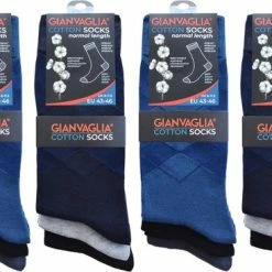 Merkloos Sokken Unisex - 12 Paar - Ruit - Maat 39-42 | Dames Sokken | Heren Sokken -Exporteren beenmode winkel 550x367 4