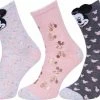 3x Grijs-roze Damessokken Minnie En Mickey DISNEY 37-42 -Exporteren beenmode winkel 550x368 6