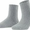 FALKE Bedsock Rib Versterkte Patroonloze Cottage Sokken Ademend Zacht En Houdt De Huid Warm In Bed Merinowol Kasjmier Grijs Dames Sokken - Maat 35-38 -Exporteren beenmode winkel 550x385 1