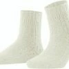 FALKE Bedsock Rib Versterkte Patroonloze Cottage Sokken Ademend Zacht En Houdt De Huid Warm In Bed Merinowol Kasjmier Wit Dames Sokken - Maat 35-38 -Exporteren beenmode winkel 550x385