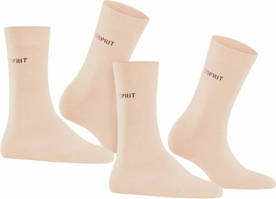 Esprit Uni 2-Pack Zacht Biologisch Zonder Motief Ondoorzichtig Mid-rise Comfortabel Set Katoen Multipack Roze Dames Sokken - Maat 35-38 7 Esprit Uni 2-Pack Zacht Biologisch Zonder Motief Ondoorzichtig Mid-rise Comfortabel Set Katoen Multipack Roze Dames Sokken - Maat 35-38 - Afbeelding 5