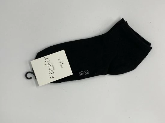 Merkloos 5 Paar Sneaker Sokken Maat 35/38 Zwart 3 Merkloos 5 Paar Sneaker Sokken Maat 35/38 Zwart