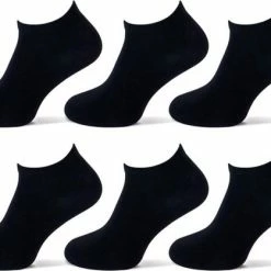 TEckel Sokken Sneaker 6 Paar - Zwart - Maat 35/38 -Exporteren beenmode winkel 550x418 2