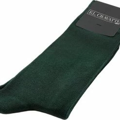 Donkergroene Sokken - E.L. Cravatte 5 Donkergroene Sokken - E.L. Cravatte -Exporteren beenmode winkel 550x426 1