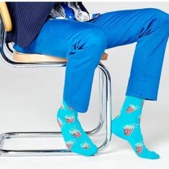 Happy Socks Popcorn Sock - Maat: 41-46 10 Happy Socks Popcorn Sock - Maat: 41-46 -Exporteren beenmode winkel 550x456 3
