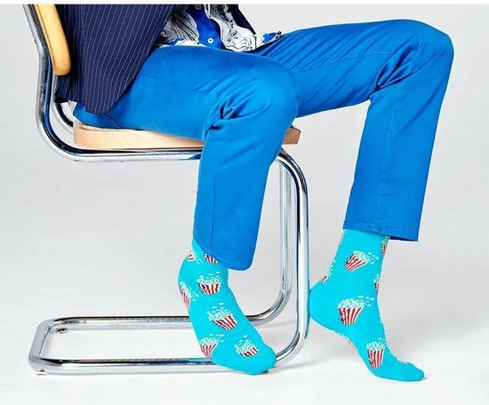 Happy Socks Popcorn Sock - Maat: 41-46 5 Happy Socks Popcorn Sock - Maat: 41-46 - Afbeelding 3