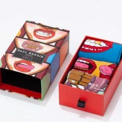 Paul Kenzie Grillz Socks Giftset 3-pack -Exporteren beenmode winkel 550x457 1