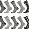 Apollo Grappige Sokken - Funny Socks - Sokken Dames - Moederdag Cadeautje - Cadeau Voor Vrouw - Patroon Grijs - Maat 36/41 - 10 Paar 2 Apollo Grappige Sokken - Funny Socks - Sokken Dames - Moederdag Cadeautje - Cadeau Voor Vrouw - Patroon Grijs - Maat 36/41 - 10 Paar -Exporteren beenmode winkel 550x460 3