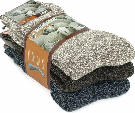 GoWith - Wollen Sokken - Noorse Sokken - 3 Paar - Wintersokken - Thermosokken - Huissokken - Dames Sokken - Maat 35-38 5 GoWith - Wollen Sokken - Noorse Sokken - 3 Paar - Wintersokken - Thermosokken - Huissokken - Dames Sokken - Maat 35-38 - Afbeelding 3