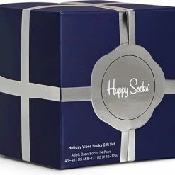 Happy Socks XHBG09-4300 4-Pack Holiday Vibes Gift Set Q3-22
