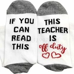 Merkloos This Teacher Is Off Duty-Juffrouw-Meester-School-Cadeau