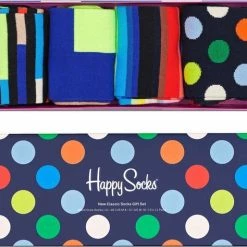 Happy Socks Sokken - New Classic Socks Gift Set (4-pack) - Unisex - Maat: 41-46 -Exporteren beenmode winkel 550x474 8