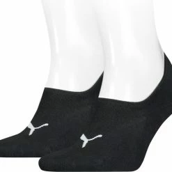 Puma - Unisex Footie 2p High Cut - Footies Sokken - 39 - 42 - Zwart