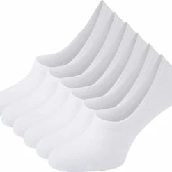 Merkloos Witte No Show Sneakersokken - Maat 35/38 - 6 Paar - Onzichtbare Sneakersokken - Naadloos - Anti-slip Hak - Dames -Exporteren beenmode winkel 550x488 1