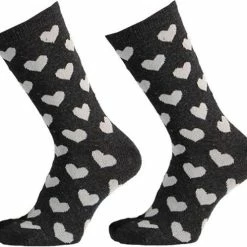 Apollo Grappige Sokken - Funny Socks - Sokken Dames - Moederdag Cadeautje - Cadeau Voor Vrouw - Patroon Grijs - Maat 36/41 - 10 Paar -Exporteren beenmode winkel 550x498