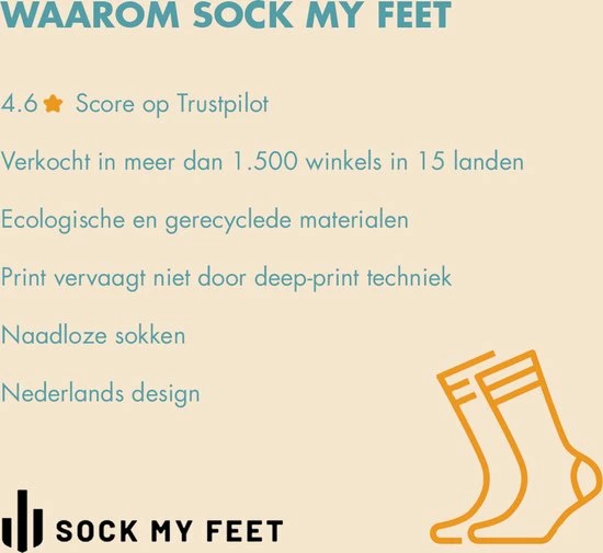 Sock My Feet - Grappige Sokken Dames - 2pack - Maat 36-38 - Sokken Giftbox - Funny Socks - Vrolijke Sokken - Kiwi Print - Cadeau Dames - Gekke Sokken - Grappige Cadeaus - Socks First. 8 Sock My Feet - Grappige Sokken Dames - 2pack - Maat 36-38 - Sokken Giftbox - Funny Socks - Vrolijke Sokken - Kiwi Print - Cadeau Dames - Gekke Sokken - Grappige Cadeaus - Socks First. - Afbeelding 6
