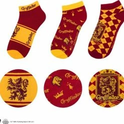 Cinereplicas Gryffindor / Griffoendor Enkelsokken Set - Harry Potter