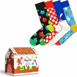 Happy Socks Giftbox 4P Sokken Holiday Time Multi - 36-40 -Exporteren beenmode winkel 550x527 5
