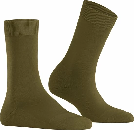 FALKE ClimaWool Versterkt Zonder Patroon Ademend Warm Droog Milieuvriendelijk Elegant Duurzaam Lyocell Maagdelijke Wol Groen Dames Sokken - Maat 37-38 5 FALKE ClimaWool Versterkt Zonder Patroon Ademend Warm Droog Milieuvriendelijk Elegant Duurzaam Lyocell Maagdelijke Wol Groen Dames Sokken - Maat 37-38 - Afbeelding 3