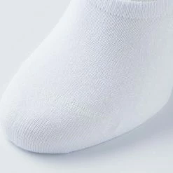 Merkloos Witte No Show Sneakersokken - Sokjes.nl - Maat 39/42 - 6 Paar - Onzichtbare Sneakersokken - Naadloos - Anti-slip Hak -Exporteren beenmode winkel 550x534 1
