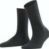 FALKE Softmerino Dik Halfhoog Comfortabel Zonder Motief Zacht Winter Warm Ondoorzichtig Merinowol Katoen Grijs Dames Sokken - Maat 35-36 -Exporteren beenmode winkel 550x537