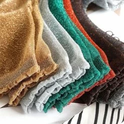 Yada Glittersokken - Goudkleurig - Dames -Exporteren beenmode winkel 550x544 1