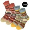 Merkloos Rameli Dames Sokken Gemaakt Met Wol - Scandinavische Print - 4-pack - Maat 36-41