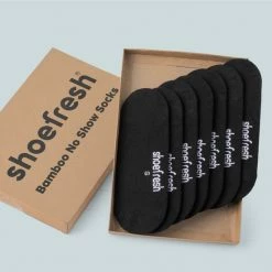 7 Paar Shoefresh Bamboe Sneakersokken Dames / Footies - Maat 35-38 - Zwart- Naadloze Sokken -Exporteren beenmode winkel 550x549