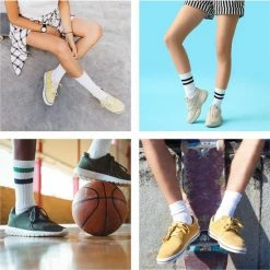 Trendy Sportsokken - Man - Wit - 8 Pack - Monfoot -Exporteren beenmode winkel 550x549 5