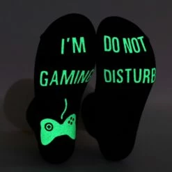 Merkloos Sokken 'Do Not Distrub I'm Gaming' Glow In The Dark