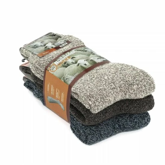 GoWith - Wollen Sokken - Noorse Sokken - 3 Paar - Wintersokken - Thermosokken - Huissokken - Dames Sokken - Maat 35-38 4 GoWith - Wollen Sokken - Noorse Sokken - 3 Paar - Wintersokken - Thermosokken - Huissokken - Dames Sokken - Maat 35-38 - Afbeelding 2