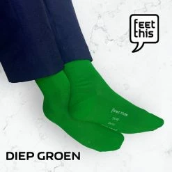 Feet This Sokken Diep Groen - Gekleurde Effen Sokken - Sokken Dames - Sokken Heren - Lange Sokken - Sokken Jongens - Sokken Meiden - Middellang - Maat 39-42 -Exporteren beenmode winkel 550x550 167