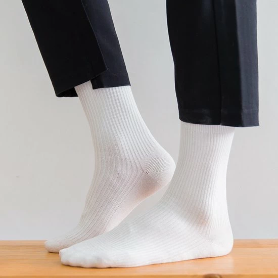 Bamboo Blends Bamboe Sokken Finest - Maat 41-44 - 2 Paar - Off White Wit 4 Bamboo Blends Bamboe Sokken Finest - Maat 41-44 - 2 Paar - Off White Wit - Afbeelding 2