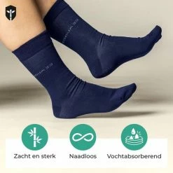SQQUADD Bamboo Wear SQQUADD® Bamboe Sokken Dames En Heren - Unisex 10-pack - Maat 35-38 - Naadloos En Duurzaam - Tegen Zweetvoeten - Bamboo - Zwart/Blauw 8 SQQUADD Bamboo Wear SQQUADD® Bamboe Sokken Dames En Heren - Unisex 10-pack - Maat 35-38 - Naadloos En Duurzaam - Tegen Zweetvoeten - Bamboo - Zwart/Blauw -Exporteren beenmode winkel 550x550 27