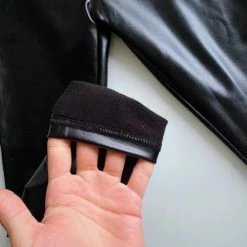 Merkloos Thermolegging - Legging Dames Volwassenen - Winter Warm - Leather Leggings - 4XL -Exporteren beenmode winkel 550x550 67