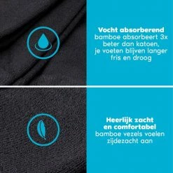 7 Paar Shoefresh Bamboe Sneakersokken Dames / Footies - Maat 35-38 - Zwart- Naadloze Sokken -Exporteren beenmode winkel 550x550 7