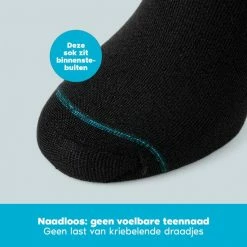 7 Paar Shoefresh Bamboe Sneakersokken Dames / Footies - Maat 35-38 - Zwart- Naadloze Sokken -Exporteren beenmode winkel 550x550 9