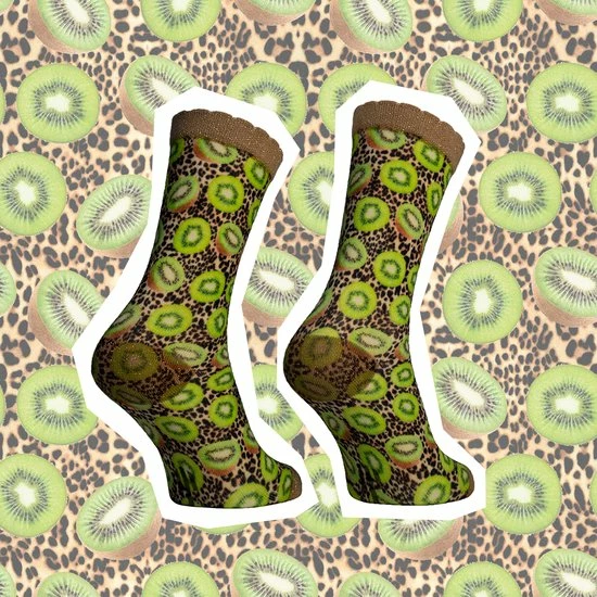 Sock My Feet - Grappige Sokken Dames - 2pack - Maat 36-38 - Sokken Giftbox - Funny Socks - Vrolijke Sokken - Kiwi Print - Cadeau Dames - Gekke Sokken - Grappige Cadeaus - Socks First. 5 Sock My Feet - Grappige Sokken Dames - 2pack - Maat 36-38 - Sokken Giftbox - Funny Socks - Vrolijke Sokken - Kiwi Print - Cadeau Dames - Gekke Sokken - Grappige Cadeaus - Socks First. - Afbeelding 3