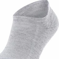 FALKE Cool Kick Sneaker Sneakersokken Versterkte Sneaker Sokken Heren Dames Zonder Motief Met Pluche Zool En Hielband Ademend Sneldrogend Grijs Unisex Sokken - Maat 39-41 -Exporteren beenmode winkel 550x554
