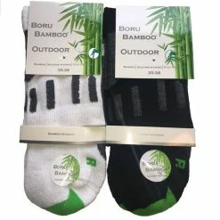 Merkloos Bamboesok Zwart Maat 39/42 1 Paar