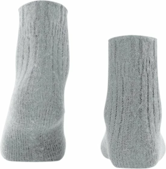 FALKE Bedsock Rib Versterkte Patroonloze Cottage Sokken Ademend Zacht En Houdt De Huid Warm In Bed Merinowol Kasjmier Grijs Dames Sokken - Maat 35-38 5 FALKE Bedsock Rib Versterkte Patroonloze Cottage Sokken Ademend Zacht En Houdt De Huid Warm In Bed Merinowol Kasjmier Grijs Dames Sokken - Maat 35-38 - Afbeelding 3