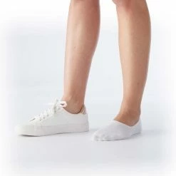 Merkloos Witte No Show Sneakersokken - Maat 35/38 - 6 Paar - Onzichtbare Sneakersokken - Naadloos - Anti-slip Hak - Dames -Exporteren beenmode winkel 550x562 5