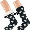 Huissokken Dames | Huissok Met Fake Fur | Navy Blauw | Maat 36/41 | Huissok | Huissokken Dames | Fluffy Sokken | Slofsokken | Huissokken Anti Slip | Huissokken | Anti Slip Sokken | Warme Sokken | Bedsokken | Winter Sokken | Apollo -Exporteren beenmode winkel 550x566 1