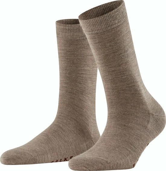 FALKE Softmerino Dik Halfhoog Comfortabel Zonder Motief Zacht Winter Warm Ondoorzichtig Merinowol Katoen Bruin Dames Sokken - Maat 35-36 3 FALKE Softmerino Dik Halfhoog Comfortabel Zonder Motief Zacht Winter Warm Ondoorzichtig Merinowol Katoen Bruin Dames Sokken - Maat 35-36