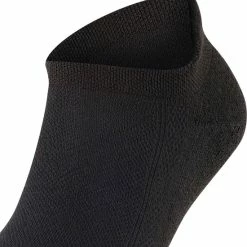 FALKE Cool Kick Sneaker Sneakersokken Versterkte Sneaker Sokken Heren Dames Zonder Motief Met Pluche Zool En Hielband Ademend Sneldrogend Zwart Unisex Sokken - Maat 44-45 -Exporteren beenmode winkel 550x574 4