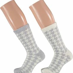 Bedsokken Dames | Grijs | One Size | Slaapsokken | Warme Sokken Dames | Winter Sokken | Bedsokken Dames Maat 39 42 | Fluffy Sokken | Warme Sokken | Bedsokken | Fleece Sokken | Apollo