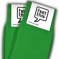 Feet This Sokken Diep Groen - Gekleurde Effen Sokken - Sokken Dames - Sokken Heren - Lange Sokken - Sokken Jongens - Sokken Meiden - Middellang - Maat 39-42 -Exporteren beenmode winkel 550x578 2