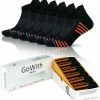 GoWith-bamboe Sokken-sneaker Sokken-6 Paar-enkel Sokken-sportsokken-naadloze Sokken-cadeau Sokken-zwart-40-44 -Exporteren beenmode winkel 550x580