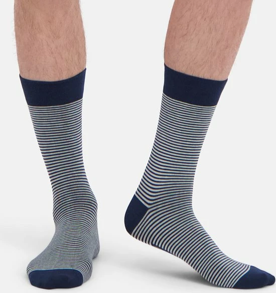 Bamboo Basics - Bamboe Sokken Beau (3-pack) Unisex - Navy Gestreept - 41-46 6 Bamboo Basics - Bamboe Sokken Beau (3-pack) Unisex - Navy Gestreept - 41-46 - Afbeelding 4